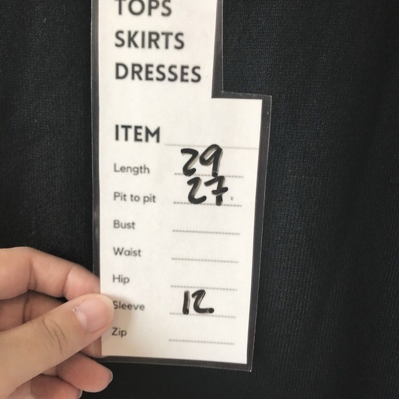 Cyrus Sweater Tunic black Ribbed Cotton Viscose Blend  Womens Plus Sz 2X - Picture 12 of 12